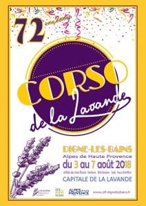 Affiche Corso de la Lavande 2018