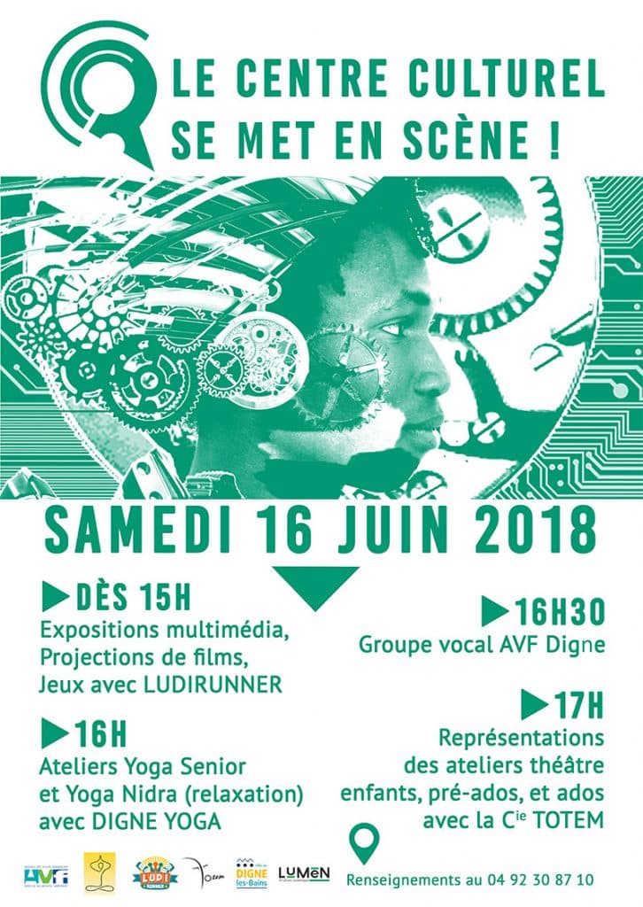 Programme de l'évènement le CCRC se met en scène le samedi 16 juin 2018