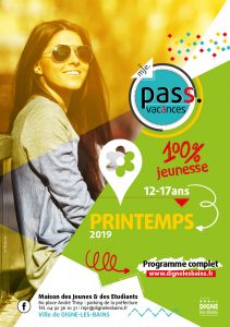 Affiche Pass'Vacances avril 2019