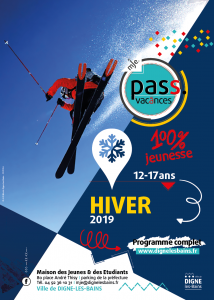 Affiche Pass'Vacances Hiver