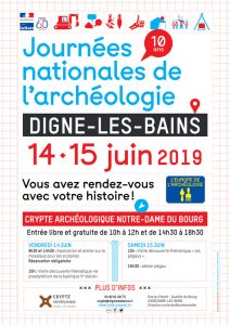 affiche des Journées nationales de l'archéologie