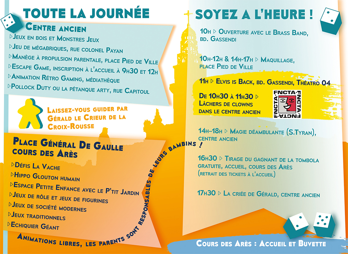 Programme du Festival du Jeu 2019