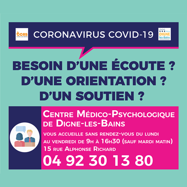 Le Centre Médico-Psychologique À Votre Écoute - Ville De Digne-Les-Bains